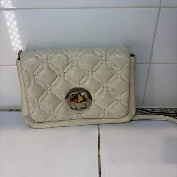 Kate Spade New York Quilted Leather Turnlock Crossbody - Picture 2 of 5